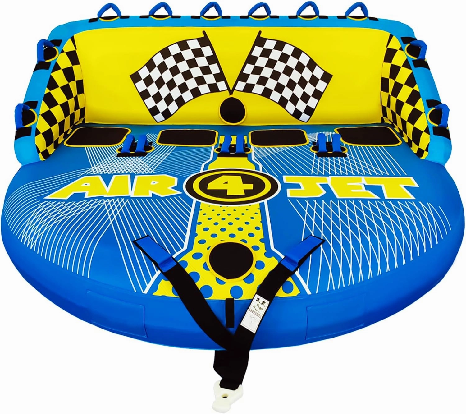 Towable Tubes for Boating Person,Pull Tube, Super Sofa Tubes for Boats,Inflatable Boat Tube,Front&Back Tow Points w/Heavy-Duty Thick Nylon Cover for Water Sports