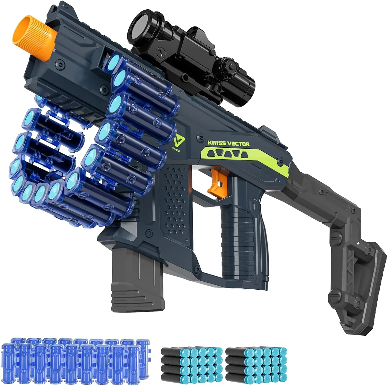 Toy Gun Models Soft Bullets Foam Blasters Dart Gun Belt Rotates Drum for Kids Christmas Birthday Gifts Indoor Outdoor Shooting Games Rifle Age 6  7 8 9 10 11 12 Year Old Boy Girl Children Teens Adults
