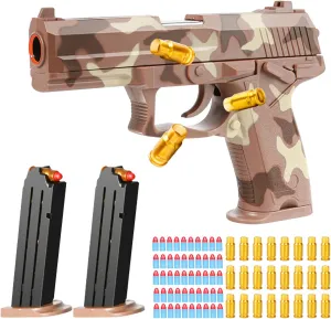 Toy Gun with Soft Bullet Toy Foam Toy Gun,with 40 EVA Darts, Educational Toy Model，for Children Boys and Girls 6-14 Years Old