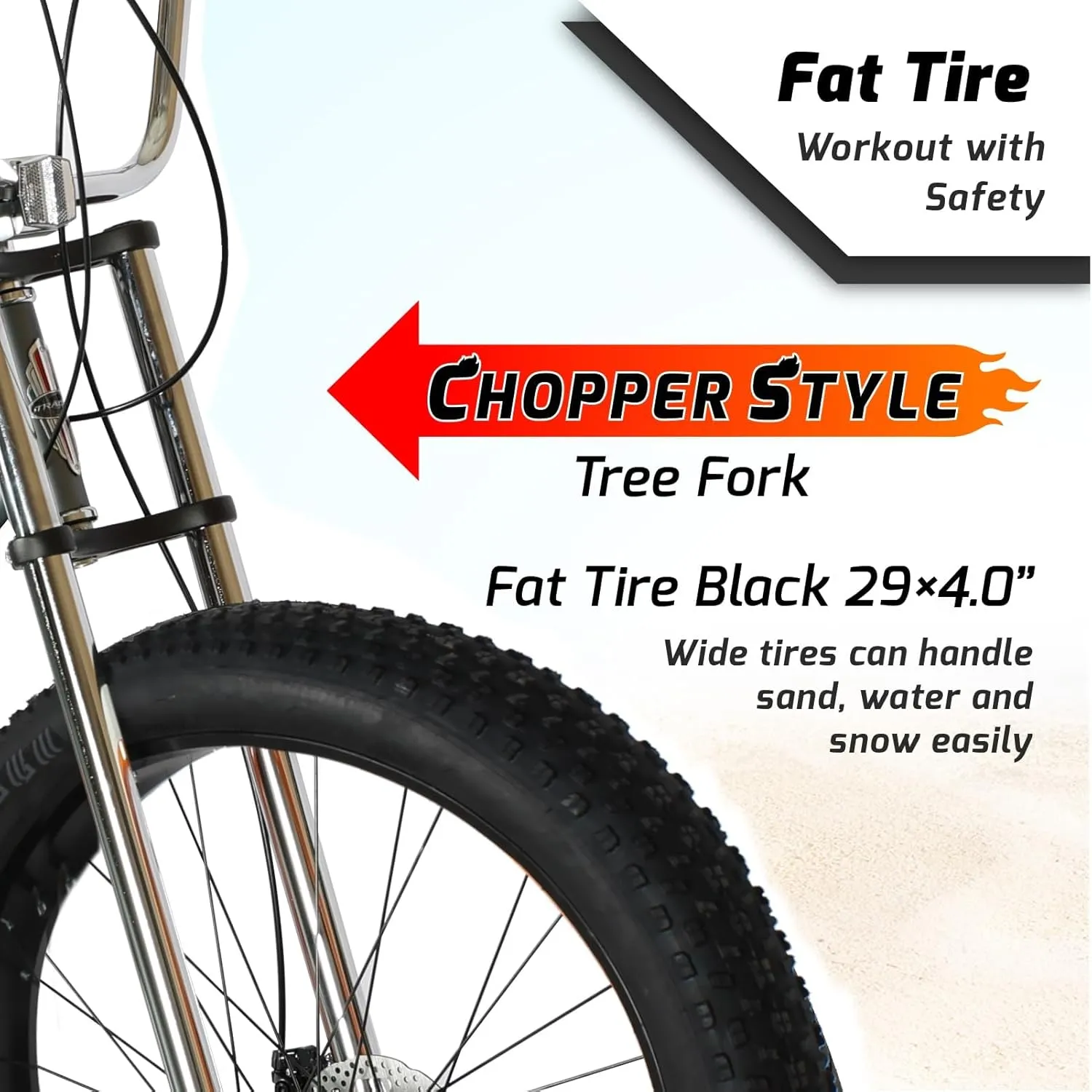 Tracer Avalon 26/29 Inch Beach Cruiser Bike for Adult Men & Women, 7-Speed Disc Brake 3.0 Fat tire Low Step-Through Frame, City Hybrid Bike