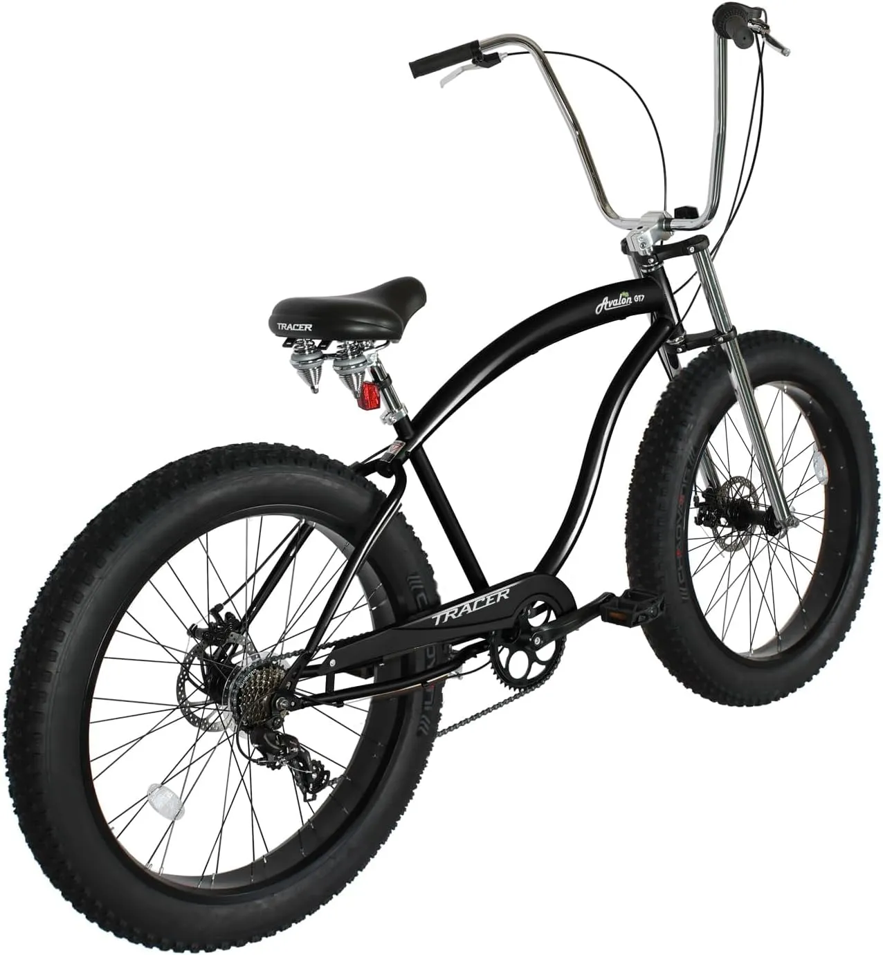 Tracer Avalon 26/29 Inch Beach Cruiser Bike for Adult Men & Women, 7-Speed Disc Brake 3.0 Fat tire Low Step-Through Frame, City Hybrid Bike