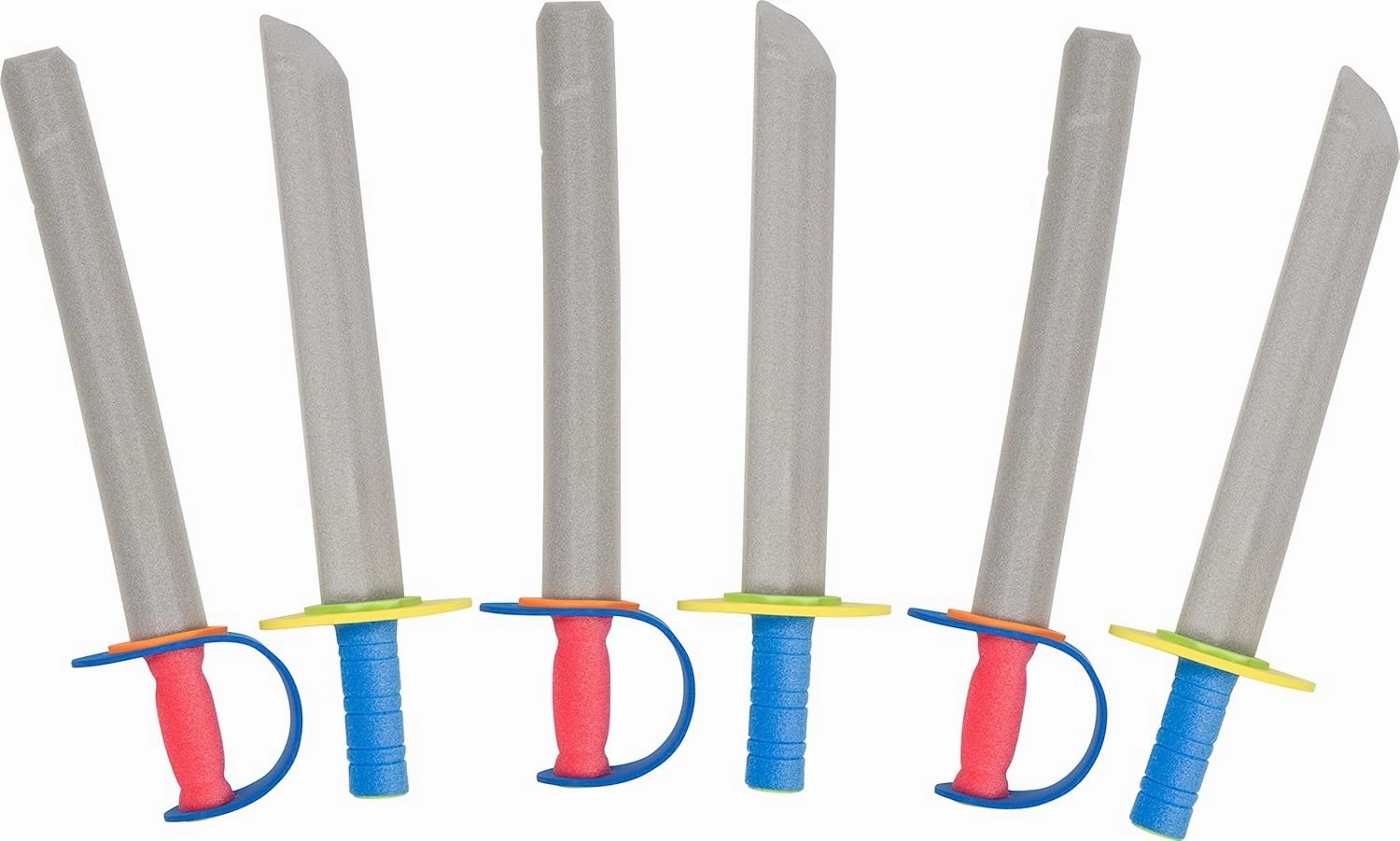 Trademark Innovations 18" Foam Prince & Pirate Sword Toys - Fake Toy Foam Sword (Pack of 12)