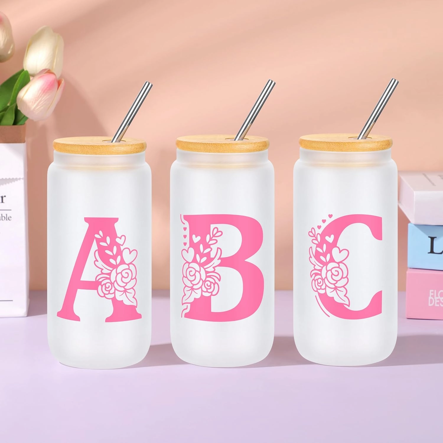 Trendy Pink Initial D Gifts for Tween Girls - Christmas & Birthday Gifts for 10-18 Year Olds