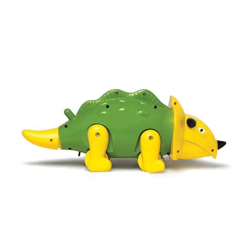 Triceratops Dinosaur Pull Along | Interactive pull toy | Toy for walking babies Toddler | Movement toy | Early learning Pull toy | Toddler activity toy | For age 12  Months
