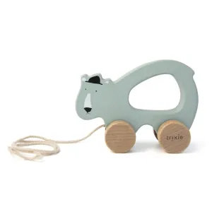 Trixie - Wooden pull along toy - Mr. Polar Bear