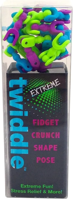 Twiddle Extreme Crunch Safe Toy, Blue/Green/Purple