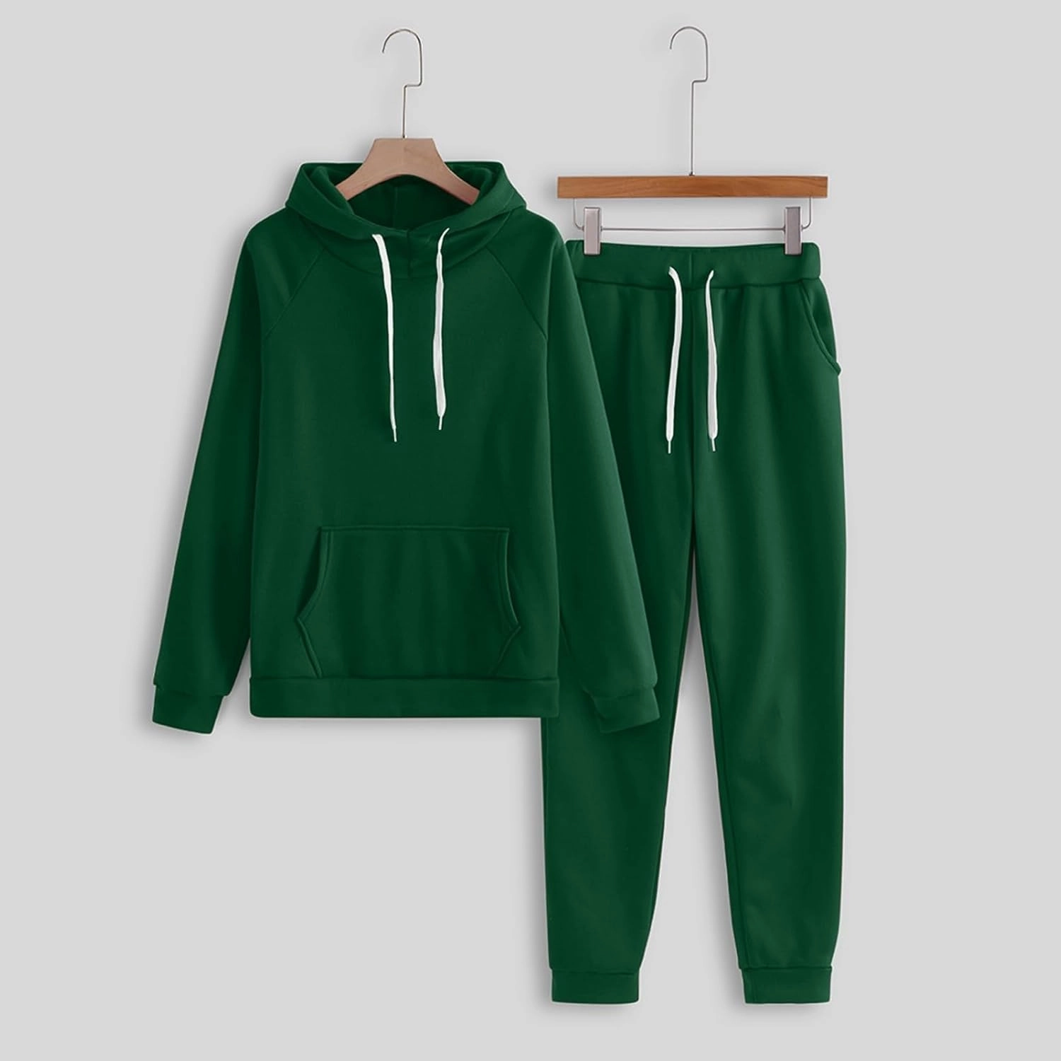 Two Piece Outfits Sweatsuits for Women Set Printed Hoodie and Sweatpants Set Jogging Suits with Kangaroo Pockets