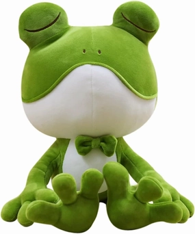 TZMAPU Soft Big Head Frog Plush Toy, Long Legged Frog Plush Pillow, Cute Wacky Green Plush Stuffed Animal,Dolls Suitable for Gift Giving (Green-27in)