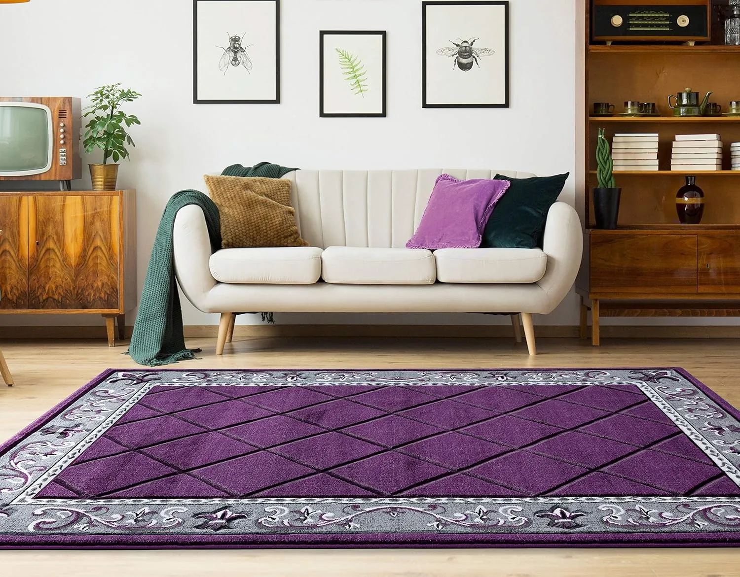 United Weavers of America Bristol Altamont Plum Accent Rug, 1'10" x 2'8"