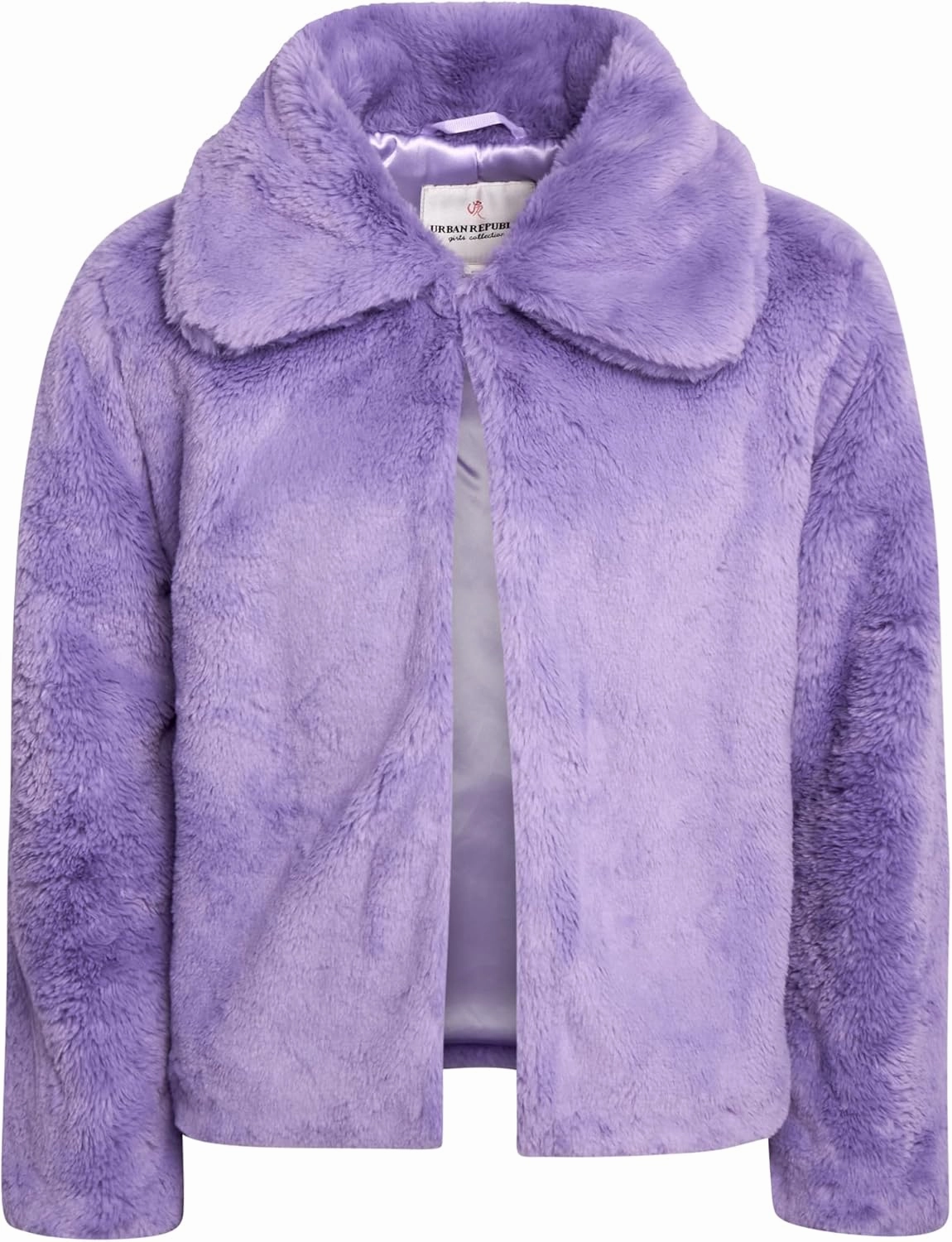 URBAN REPUBLIC Girls' Bolero Jacket - Stylish Cropped Faux Fur Bolero Cardigan - Fashion Outerwear Jackets for Girls (7-14)
