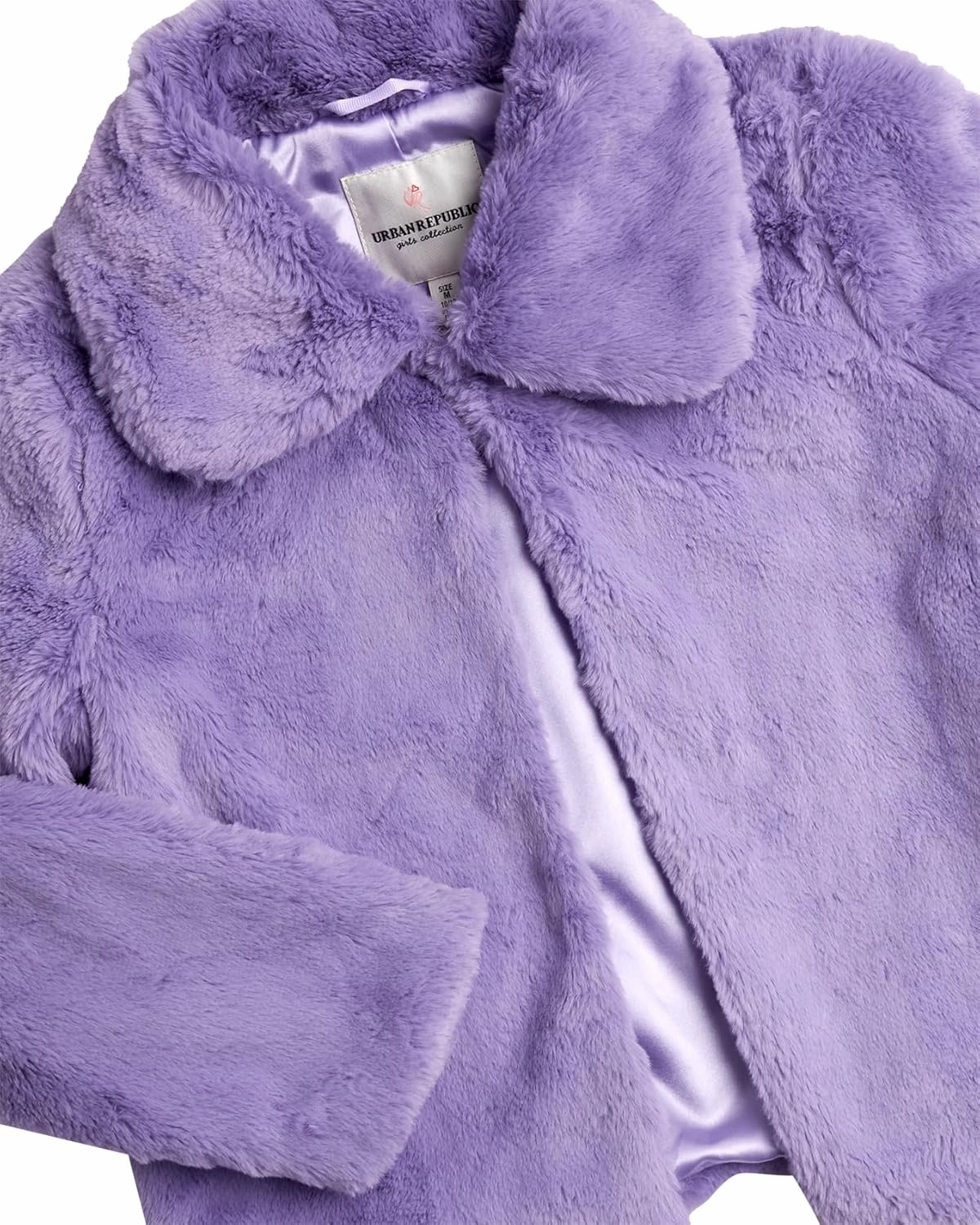 URBAN REPUBLIC Girls' Bolero Jacket - Stylish Cropped Faux Fur Bolero Cardigan - Fashion Outerwear Jackets for Girls (7-14)