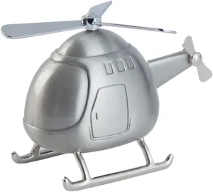 VANZACK Cute Coin Organizer Kids Piggy Bank Mini Bank Box Coin Saving Money Box Helicopter Craft for Kids