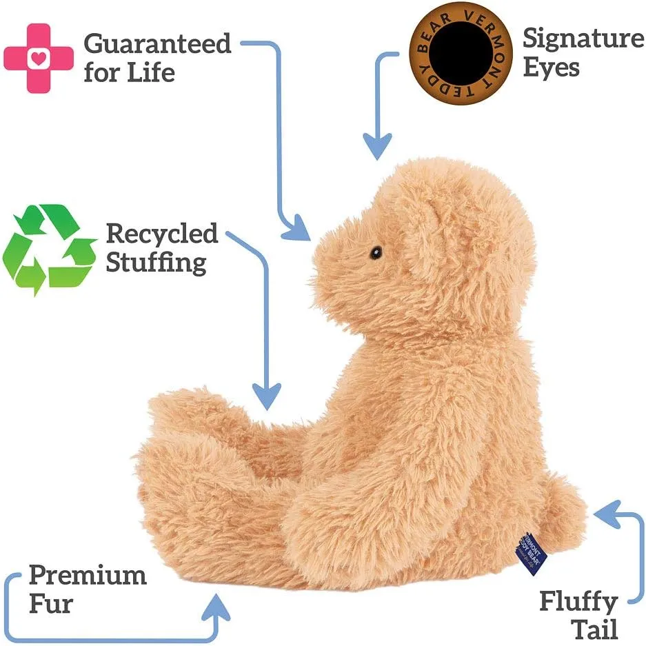 Vermont Teddy Bear Classic Teddy Bear – 18 Inch Super Soft Plush Stuffed Animal, Collectible Gift for All Ages