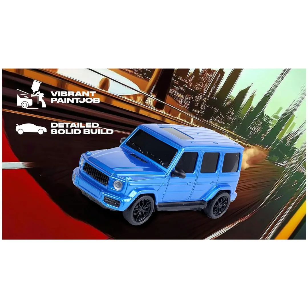 Veva: Race N Roll Remote Car Wagon Blue