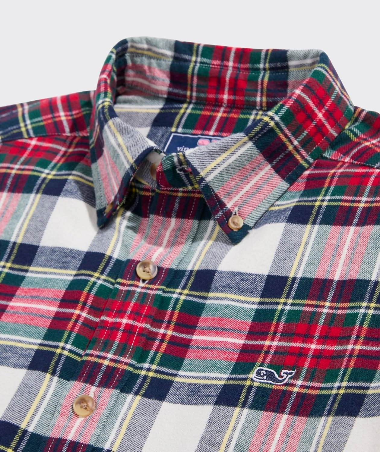 vineyard vines Men's Plaid Flannel Shirt