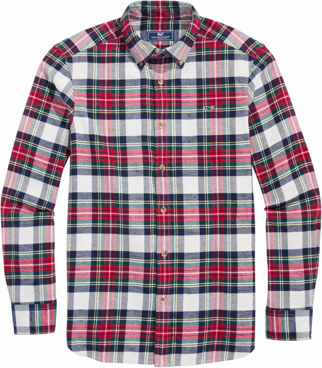 vineyard vines Men's Plaid Flannel Shirt