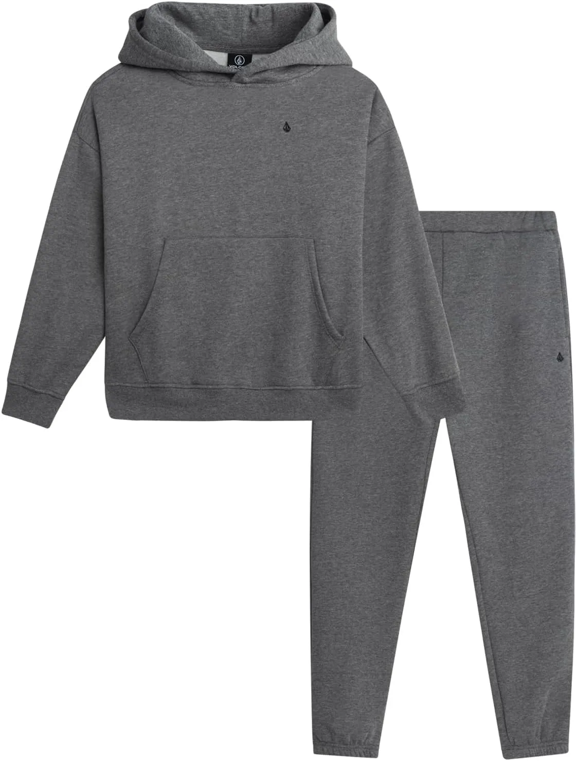 Volcom Boys' Active Tracksuit Set - 2 Piece Athletic Performance Fleece Hoodie Sweatshirt and Jogger Sweatpants (Sizes: 4-20)