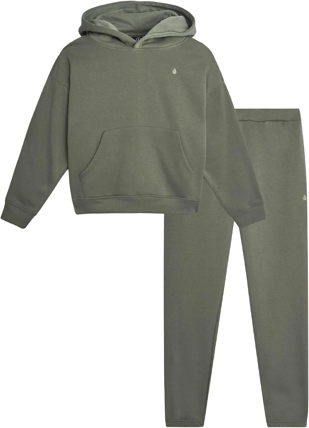 Volcom Boys' Active Tracksuit Set - 2 Piece Athletic Performance Fleece Hoodie Sweatshirt and Jogger Sweatpants (Sizes: 4-20)