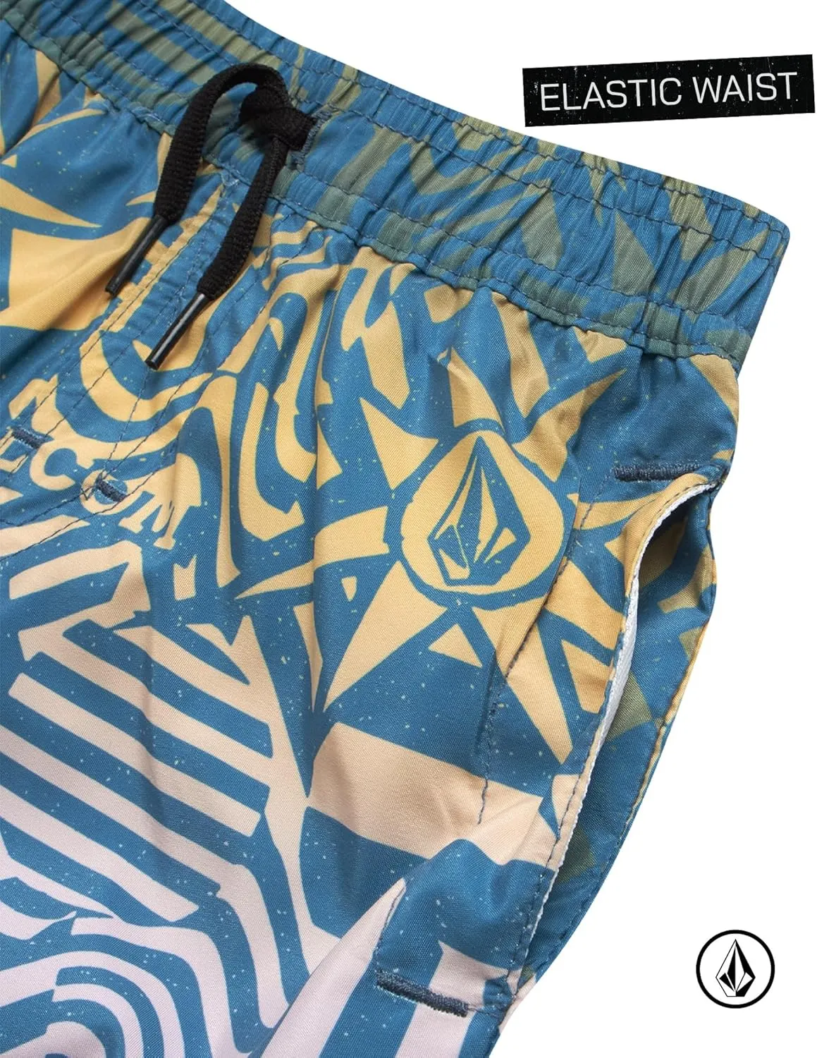 Volcom Boys' Rash Guard Set - 2 Piece UPF 50  Long Sleeve Swim Shirt and Trunks - Swimwear for Toddler Boys (Sizes: 2T-7)