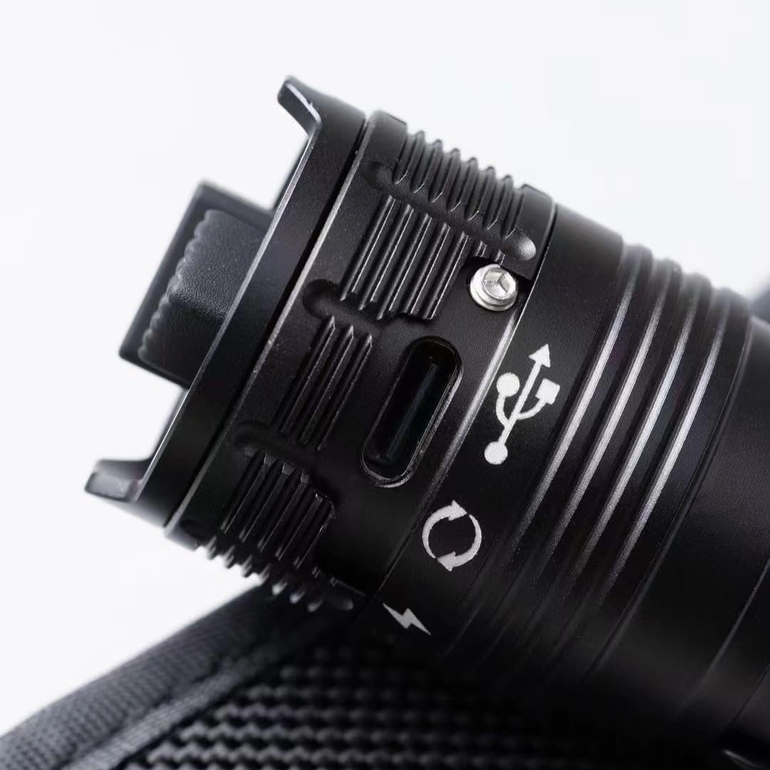 W-01 Stun Gun Ultrapowerful Rechargeable for Men Women for Car & Self Defense Tactical Flashlight for Person Safety