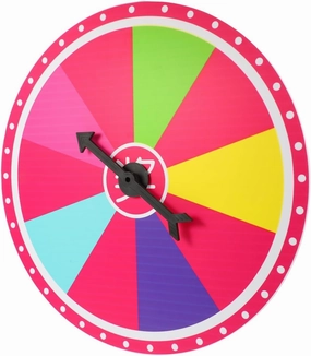 Wall Hanging Fortune Wheel Classroom Prize Wheel Toy Boys and Girls Game for Parties