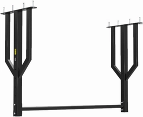 Wall Mounted Pull Up Bar, Height-Adjustable Steel Fitness bar, Home Gym Beam Ceiling Horizontal Bar, Load 300kg (Color : Style 2) (Style 1)