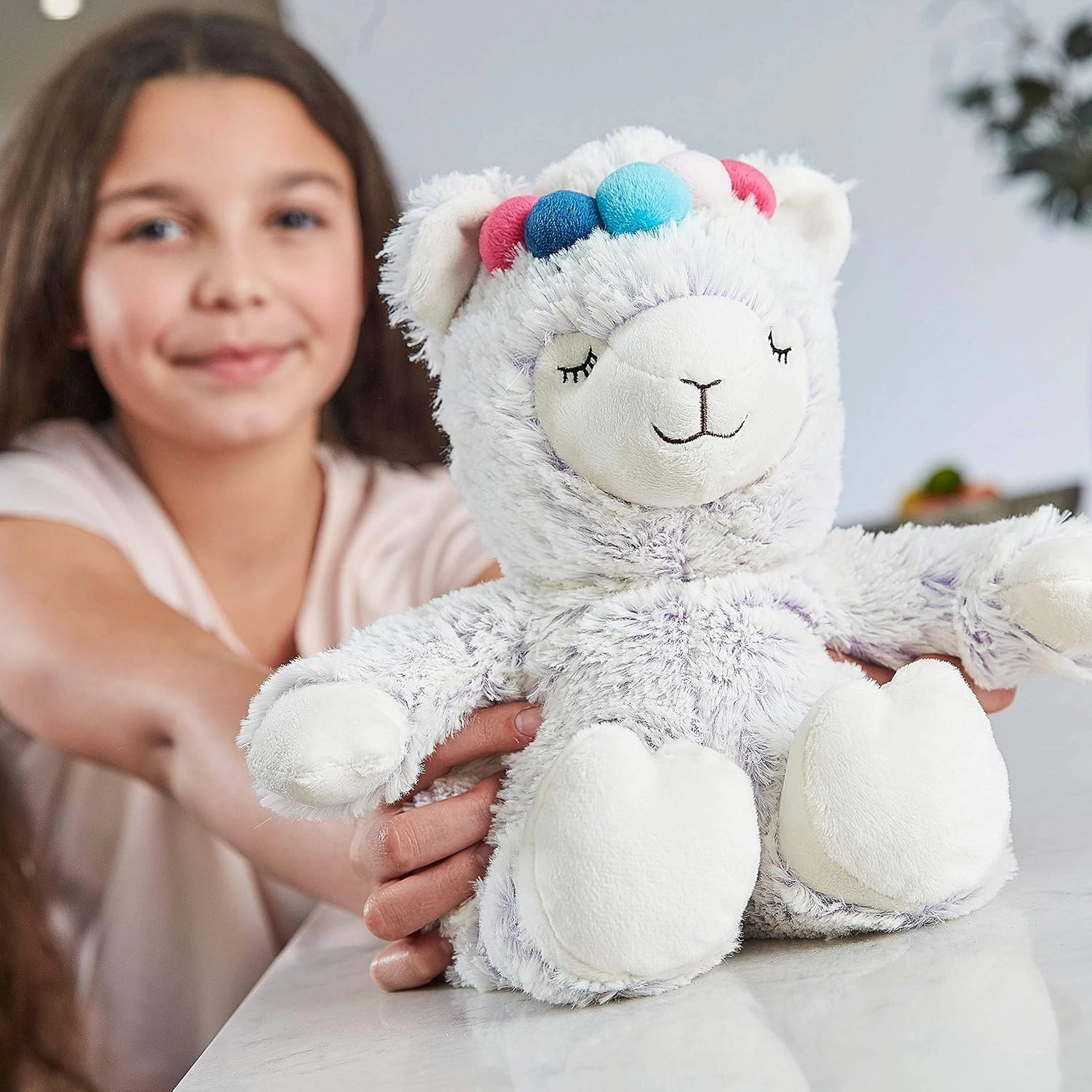 Warmies® 13'' Fully Heatable Soft Toy Scented with French Lavender - Llama