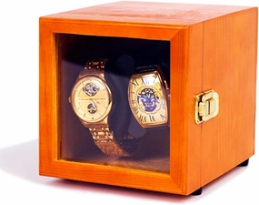 Watch Winders Mini Pine Rechargeable Watch Winding Box Automatic Mechanical Watch Rotating Placer Vertical Watch Shaker