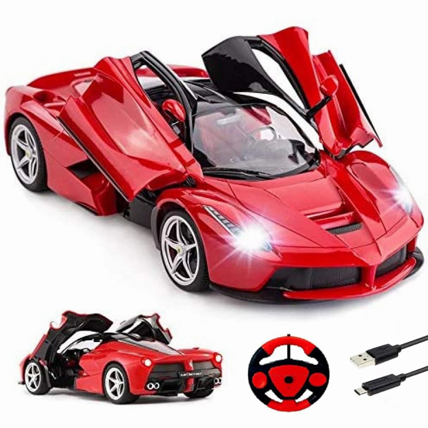 Webby Remote Controlled Super Car with Opening Doors