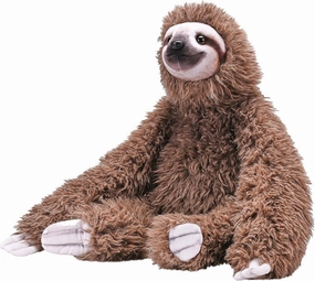 Wild Republic Artist Collection, Sloth, Gift for Kids, 15 inches, Plush Toy, Fill is Spun Recycled Water Bottles