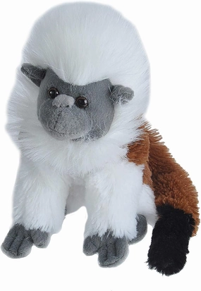 Wild Republic Cotton-Top Tamarin Plush, Stuffed Animal, Plush Toy, Gifts for Kids, Cuddlekins, 8 Inches
