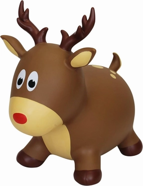 Wildlife Hopper Inflatable Toddler Safe Bouncing Deer Plus Pump