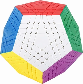 Willking Teraminx 7x7 Cube Megaminx 7x7 Speed Cube Stickerless Gigaminx Speed Puzzle Cube