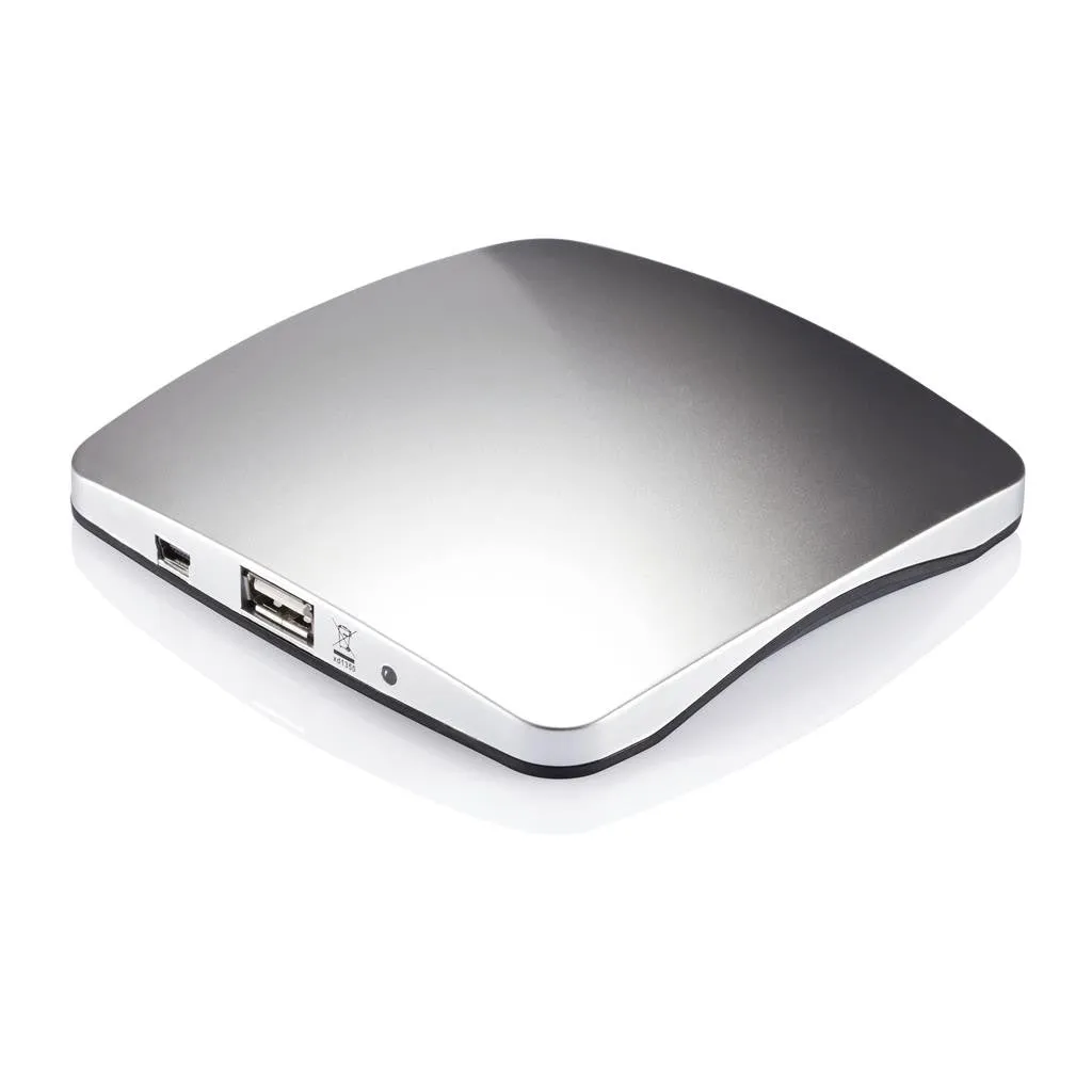 Window Solar Charger 1400mAh, Silver/Black