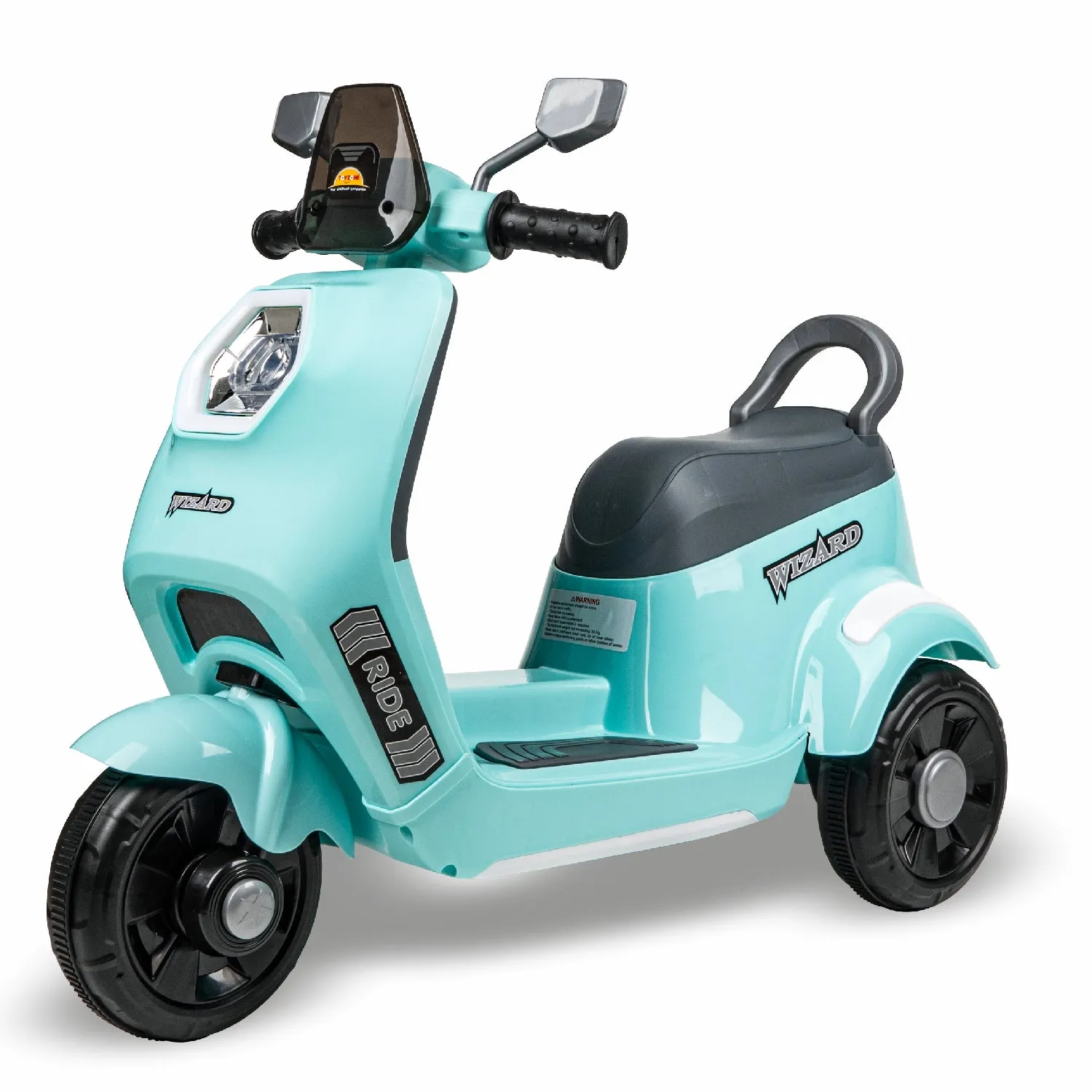 Wizard Electric Scooty - Blue | Rechargeable Scooty | Powered by 6V & 4.5 AH Battery | Ride-On Scooter | Kids Electric Scooty | For Kids 3  Years