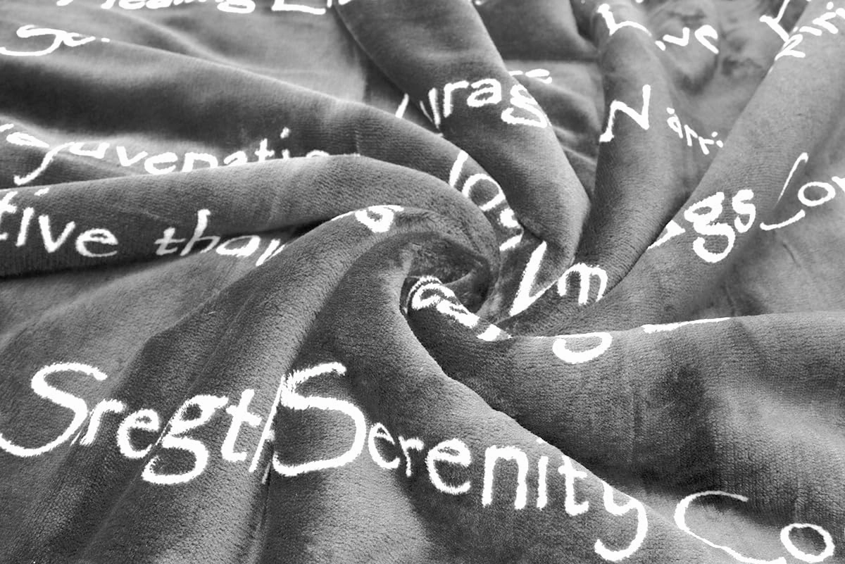 WOLF CREEK BLANKET - Compassion Blanket (Brand)- Strength Courage Super Soft Warm Hugs, Get Well Gift Blanket Plush Healing Thoughts Positive Energy Love & Hope with Comfort