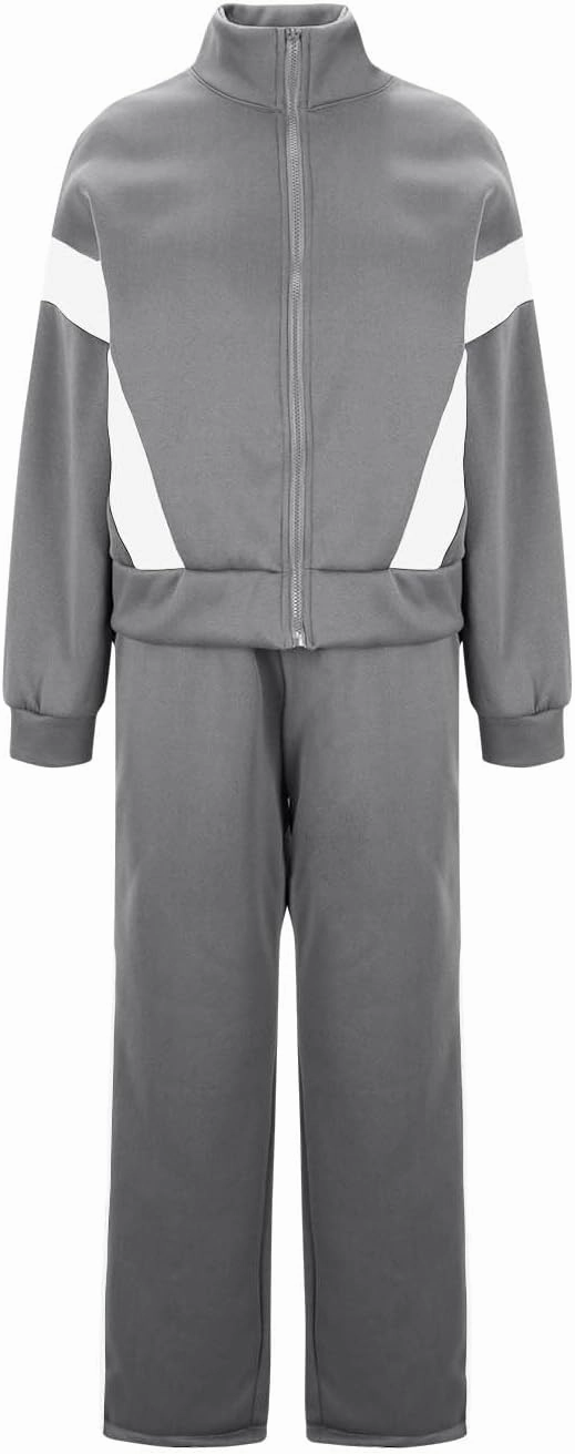 Women Active Wear 2 Piece Sets Sports Tracksuit Zipper Sweatshirt Matching Pants Sets Athletic Clothing Sets