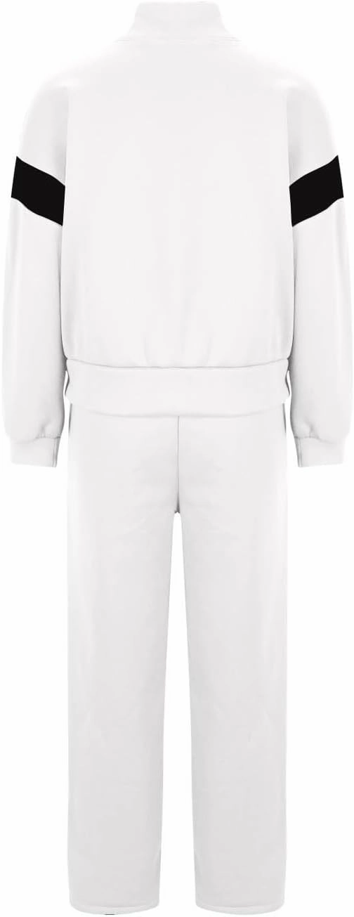 Women Active Wear 2 Piece Sets Sports Tracksuit Zipper Sweatshirt Matching Pants Sets Athletic Clothing Sets