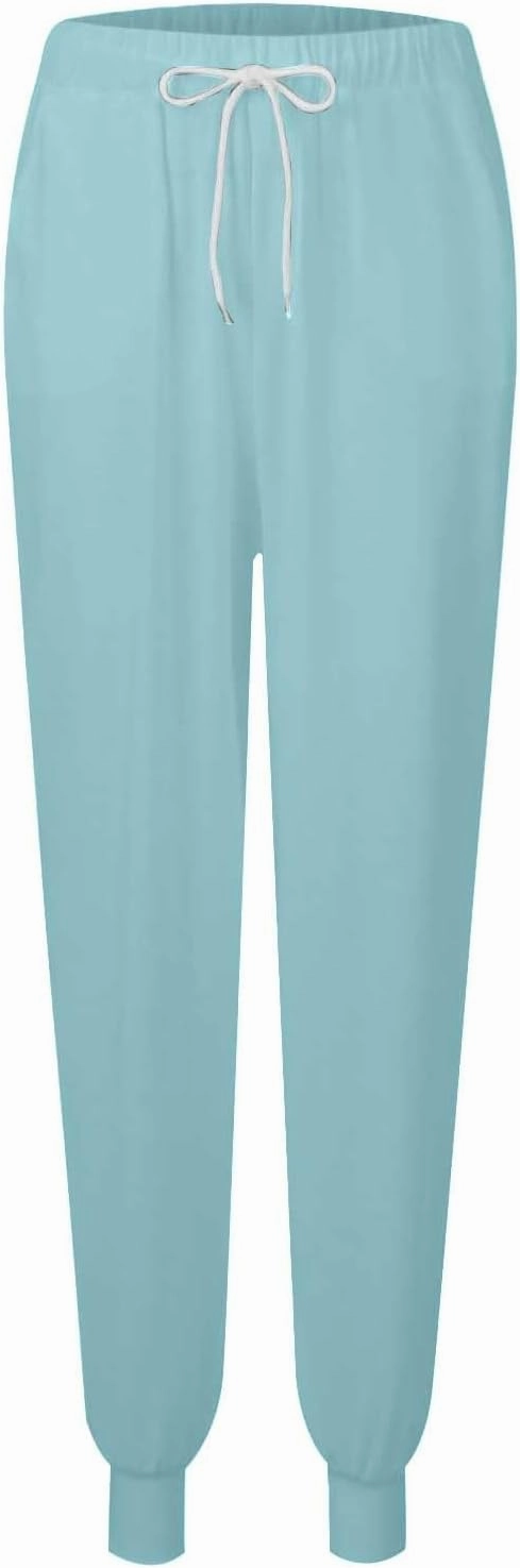 Women's Fall 2 Piece Lounge Outfit Crewneck Pullover Tops Long Pants Tracksuit Sweatsuits with Sweatpants Oversize