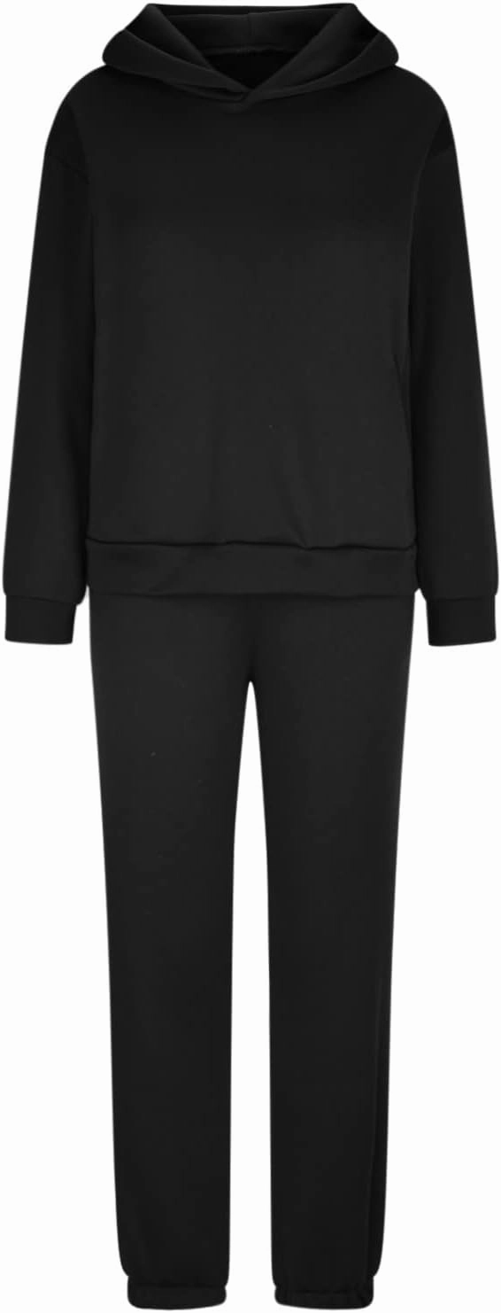 Women's Oversized Hoodie Sweatshirt Matching Jogger Sweatpants Lounge Set Tracksuit Outfits Fall Chunky Lounge Set