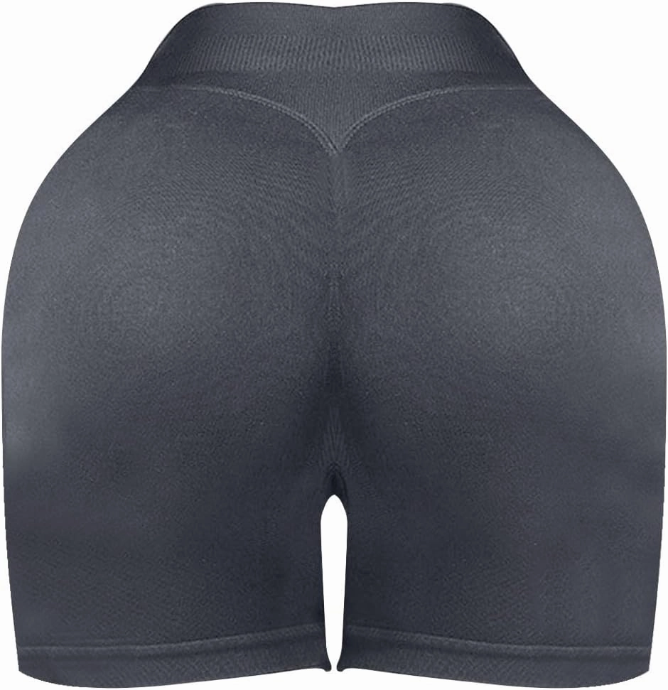Women Workout Impact Shorts Women's Hip Lifting High Waisted Tummy Tightening Leggings High Waisted Butt Sculpting