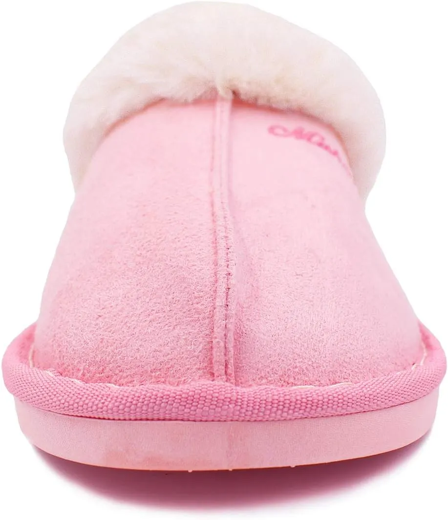 Womens Slippers Soft Plush Warm House Shoes Anti-Slip Fluffy Fur Indoor/Outdoor Slippers
