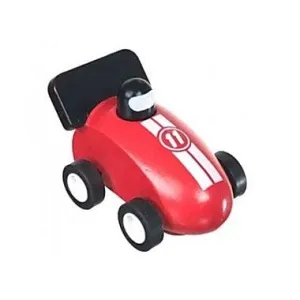 Wooden Pull-Back Car Race