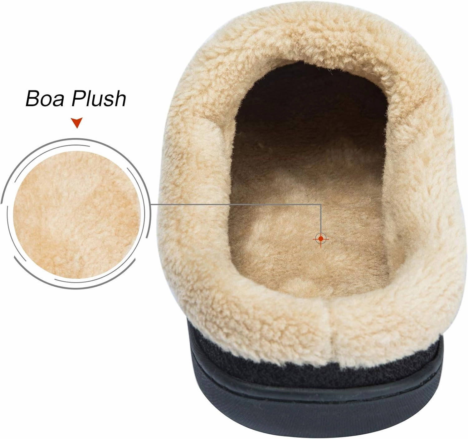 WOTTE Men's Moccasin Slippers Microsuede Fleece Fuzzy Lined Memory Foam House Shoes for Indoor Outdoor