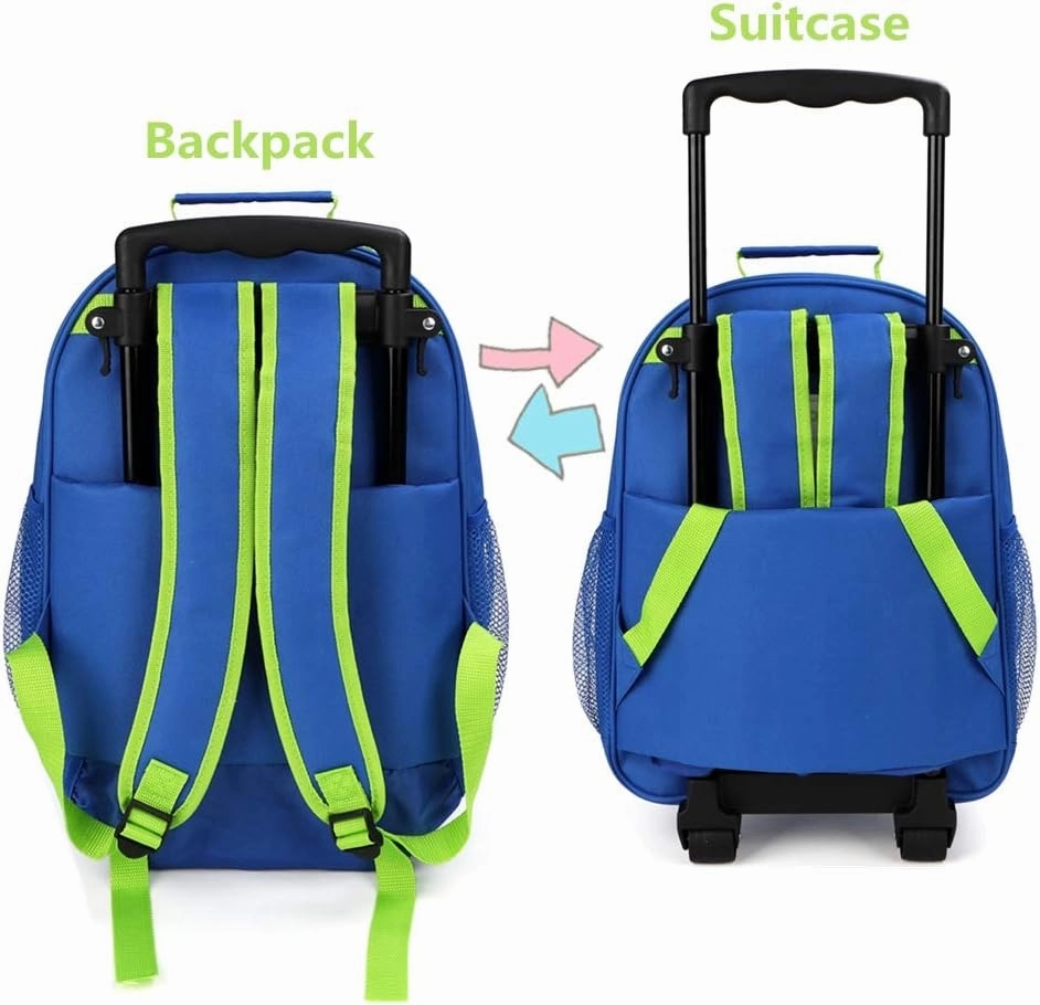 Yodo 3-Way Kids Suitcase Luggage or Toddler Rolling Backpack with wheels
