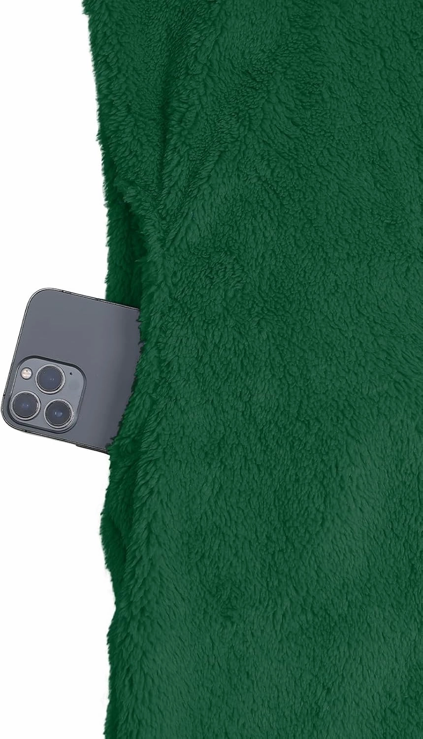 Yoolin Womens Fall Winter Fuzzy Fleece Hooded Long Dress Plus Size Sherpa Long Sleeve Nightgown with Pockets