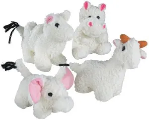 Zanies Fleecy Friend Dog Toy [Set of 3] Style: 7.5" Llama