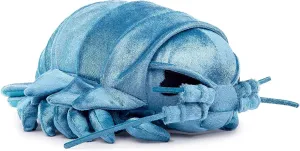 ZHONGXIN MADE Large Isopod Plush - Lifelike 20” Blue Isopod Weigted Stuffed Animal, Realistic Bathynomus Giganteus Arthropod Insect Plushie, Soft Crustaceans Animals Toys Model Dolls Gifts for Kids