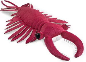 ZHONGXIN MADE Realistic Cambrian Ancient Organism Anomalocaris Plush Toy - 21" Lifelike Cambrian Creature Anomalocaris Stuffed Animals Model Plushie, Unique Plush Gift for Kids