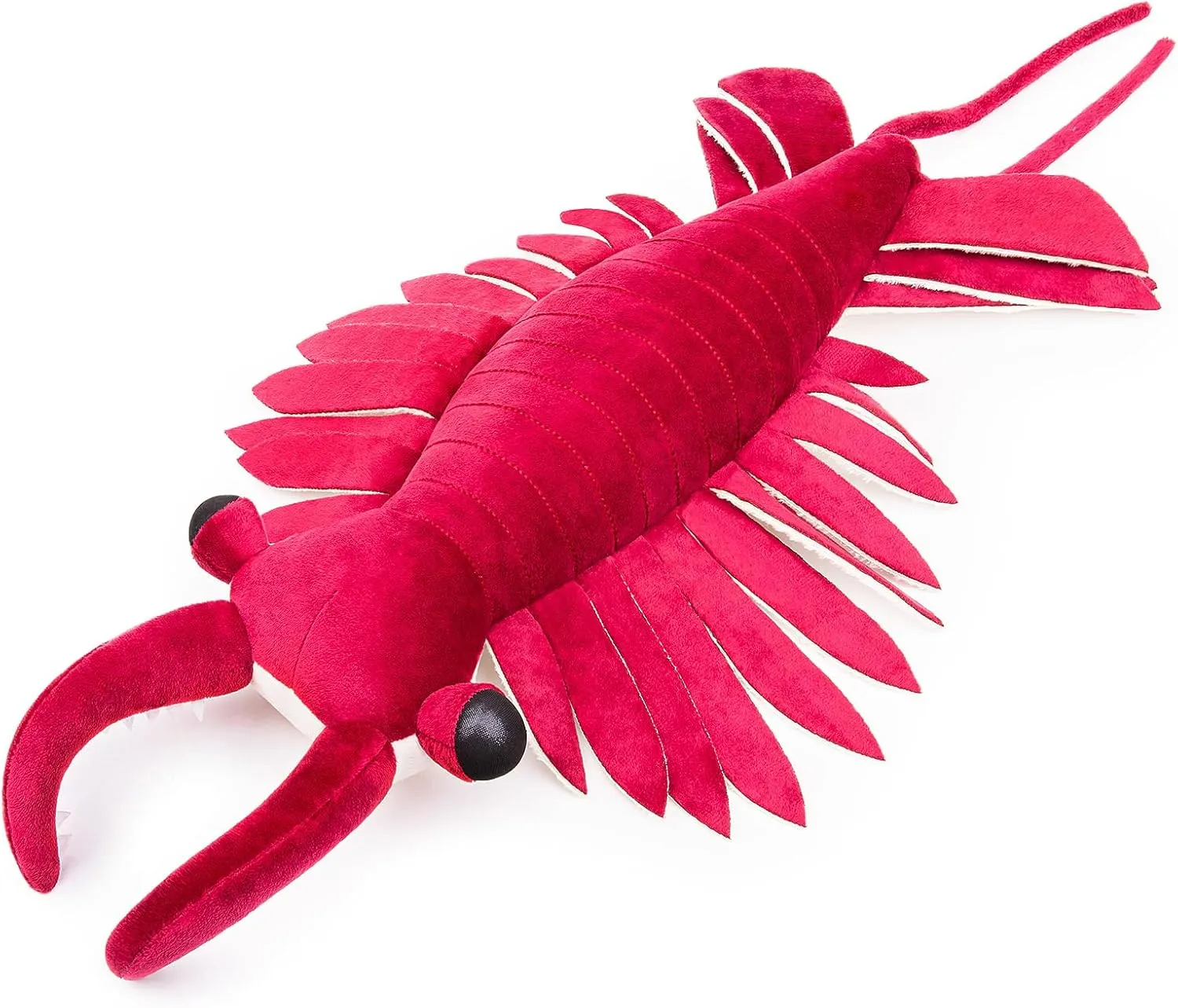 ZHONGXIN MADE Realistic Cambrian Ancient Organism Anomalocaris Plush Toy - 21" Lifelike Cambrian Creature Anomalocaris Stuffed Animals Model Plushie, Unique Plush Gift for Kids